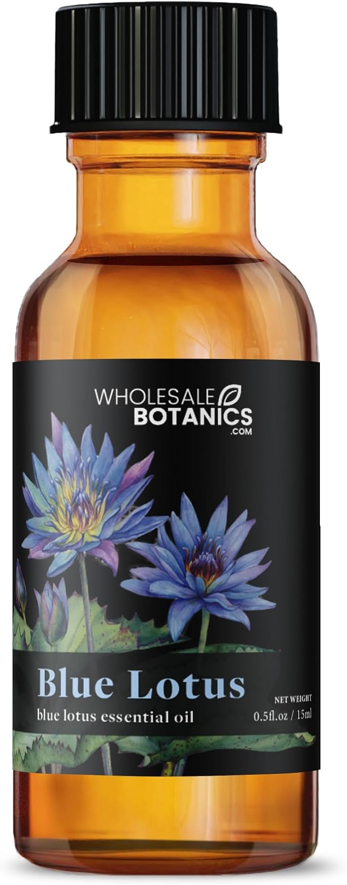 Blue Lotus Essential Oil by Wholesale Botanics | Premium Grade Essential Oil | for Aromatherapy, Soaps, Lotions, & Candles | Vegan & Cruelty Free (0.5 Fl Oz)