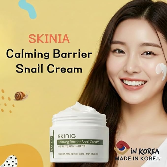 Calming Barrier Snail Cream 92%.This moisturizing formula helps nourish and rejuvenate your skin while supporting natural barrier function. Contains 92% of snail mucus filtrate.