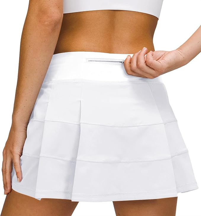 Athletic Tennis Golf Skorts Skirts for Women with Pocket Workout Running Sports Pleated Skirts Casual