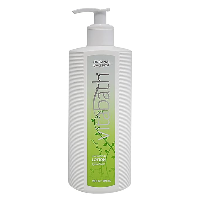 Vitabath Original Spring Green Moisturizing Body Lotion Replenishing Botanicals, Aloe & Shea Butter Deeply Hydrate Dry Skin Revive For Women & Men - Cruelty-Free, Paraben-Free - 20 oz