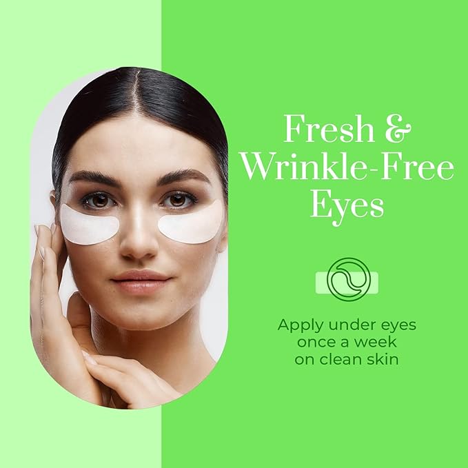 Clear Beauty Cucumber & Aloe Under Eye Patches for Puffy Eyes and Dark Circles – Dermatologist Tested, Anti Aging Korean Skin Care – Cooling Treatment for Eye Bags and Fine Lines – Clean Vegan 5 Pairs