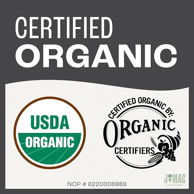 J Mac Botanicals Organic Anise Seeds (32 oz) Certified USDA Organic. Whole aniseed for cookies, tea, powder, or baking