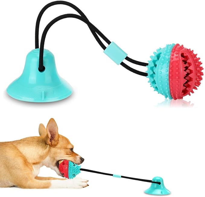 ALLRIER Dog Toys to Keep Them Busy for Boredom,Interactive Dog Toys Tug of War, Mentally Stimulating Toys for Dogs, Puppy Teething Puzzle Treat Food Dispensing Ball Toy for Small Medium Dogs