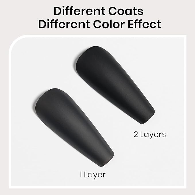 Black Nail Polish Quick Dry Nail Polish Fall Colors Matte Effect, Fast Drying Regular Nailpolish, Air Drying, Lacquer, Oil-based, Air Dry, Vegan, Fast Drying, Streak, Long Lasting