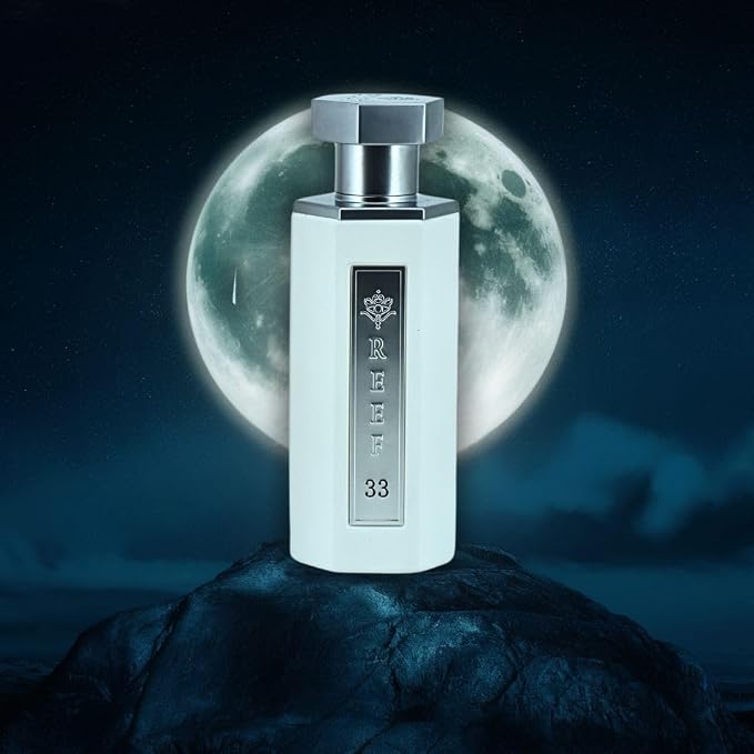 Reef 33 White Arabian Perfume For Men 100ML (3.4 OZ) Fragrance Of Leather, Oud & Pineapple Long Lasting Eau De Parfum Men & Luxurious Scent With Berries & Oud Notes