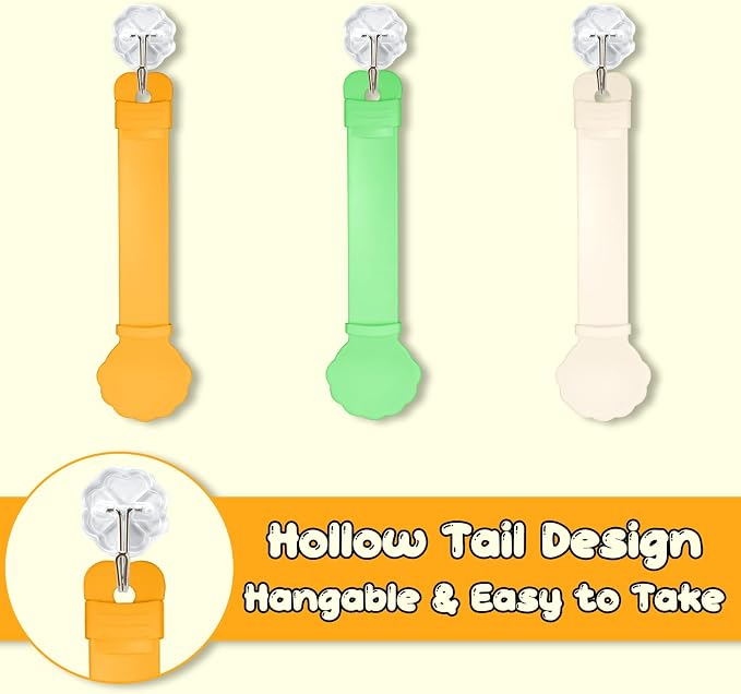 3PCS Cat Treat Spoon Squeeze Dispenser Lickable Cat Treat Feeder