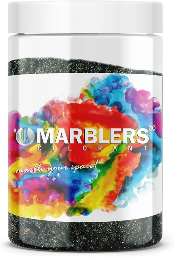 MARBLERS Black Mica Powder [Green Black Pearl] 4oz (113g) | Cosmetic Grade | Epoxy Resin Pigment, Dye, Non-Toxic, Vegan, Cruelty-Free | Lip Gloss, Nails, Body Butter, Bath Bomb, Candle & Soap Making