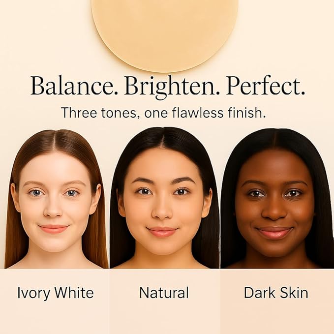 Blanc Cover Cream Stick – Korean Color Changing Foundation Stick with Volufiline & Collagen – Concealer Foundation Sticks for Dewy Skin– Makeup Foundation Stick with Detachable Brush (Dark Skin)
