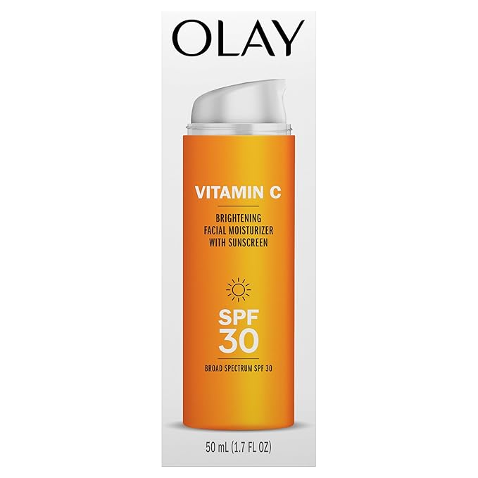 Olay Super Cream with Sunscreen SPF 30,Trial Size,Lightweight Face Moisturizer with Sun Protection,5-in-1 Skin Care Benefits - Hydrating,Brightening,Firming - Niacinamide,Vitamin C,15 mL,(Pack of 2)