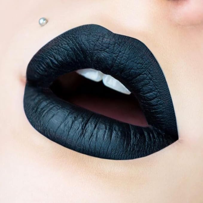 Beauty Bakerie Lip Whip Liquid Lipstick for Women, Waterproof Lip Gloss, Tint, Stain Long Lasting Hydrating Moisturizer, Matte or Metallic, 3.5mL, Midnight Truffles