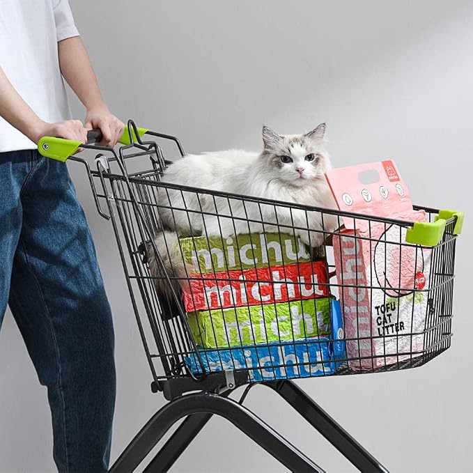 Michu Tofu Cat Litter Natural Clumping Tofu Cat Litter, Fast Clumping and Easily Scoop-able 5.5lb/88oz 5 Scents - Ocean Fresh, 3 Pack