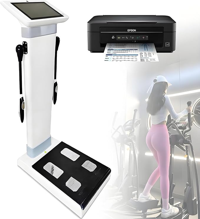 Body Composition Analyser Weight Height Measurement Intelligent Body Scanner Measurement Analysis Fat Testing Machine Human Analyzer with Printer