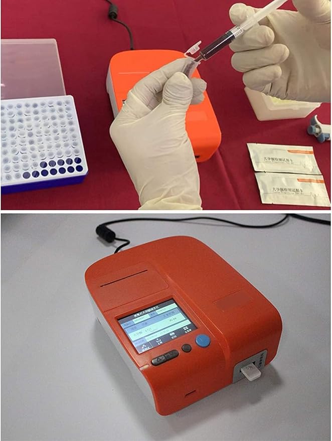 Pet Dog Progesterone Analysis Tester, Canine Progesterone Analyzer wirh 100 Reagent Card, Portable Dog Breeding Equipment, Master The Best Mating Time for Bitches.