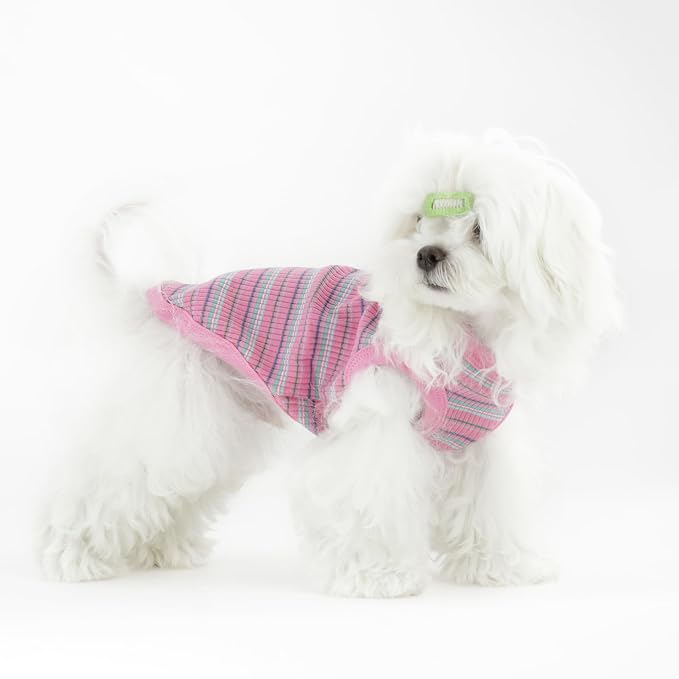 Elevate Your Pet's Comfort and Fashion: Premium 100% Cotton Rib Dog Shirt Vest for Small Breeds Like Chihuahuas, Yorkies, and Puppies .Year-Round Style with Tank-Style Puppy Attire Light Purple XS