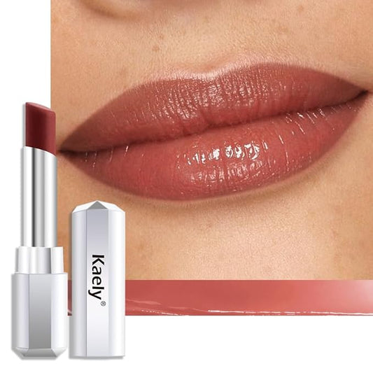 Kaely Raisin Honey Lipstick Tinted Lip Balm, Hydrating Shine Lipstick for Women Dry Lips, Moisturizing Nourishing Glossy Lip Gloss Stain Makeup, Sheer Lightweight, Vegan & Cruelty-Free, 08