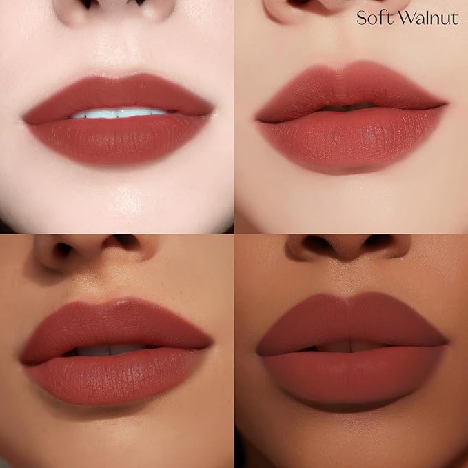 ETUDE Fixing Tint #06 Soft Walnut (4g) | Long Lasting High Pigmented Liquid Lipstick | Waterproof Lightweight Matte Finish Lip Stain | Full Coverage | Korean Makeup, Kbeauty