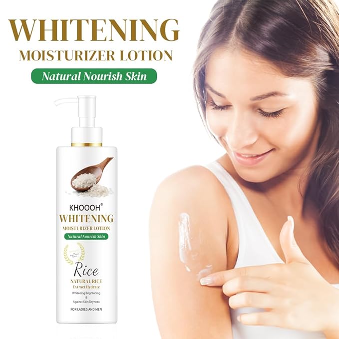 Moisturizer Skincare Dry Skin Body Lotion Intense Healing Body Lotion for Very Dry (Rice)