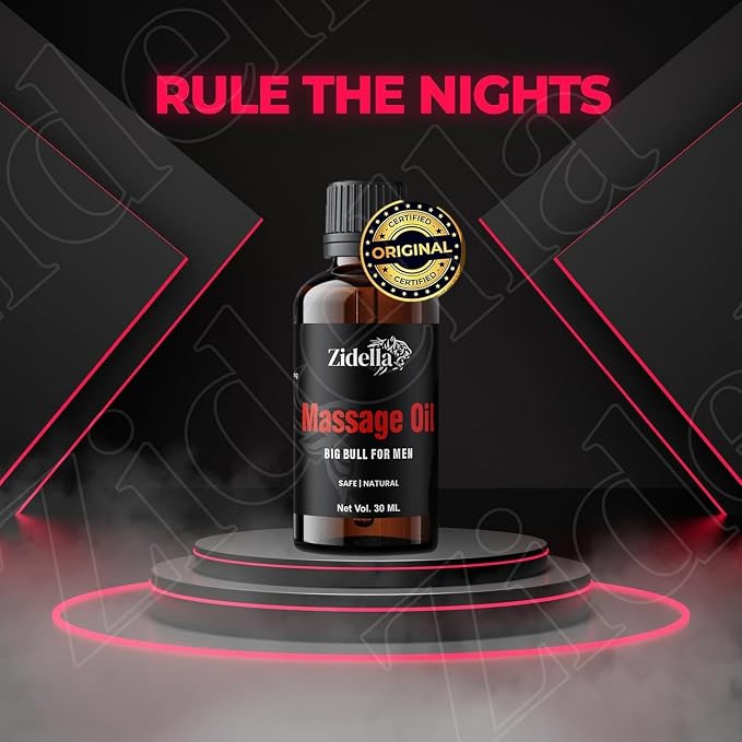 SENTA Bigbull Pure Ayurvedic Massage Oil for Men - 30ml, 1.01 Fl Oz (Pack of 1)