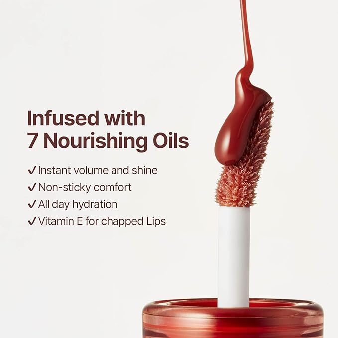 fwee 3D Voluming Gloss 30% (Sheer) | Sorbet 30% l High Shine, Non-Sticky Lip Gloss for Makeup | Long-Lasting, Moisturizing Gel Formula | 30%, 70% Pigment Options | 5.3g