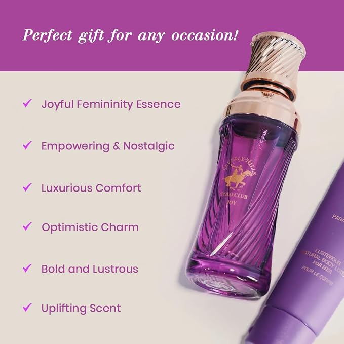 Beverly Hills Polo Club SEXY JOY - Long Lasting Perfume for Women - Floral & Fruity Fragrance Scent - Eau De Parfum Spray 3.40fl.oz / 100ml (Packaging May Vary)