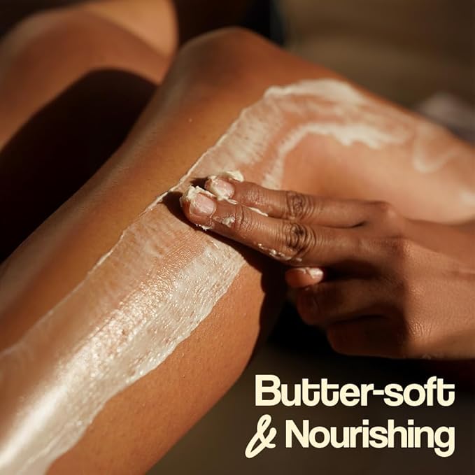 AKWAABA Whipped Shea Butter (Creamy Coconut) – Nourishes & Moisturizes | Made with Shea Butter | No Dyes & Parabens | 12 oz / 340 g