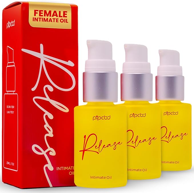 100% Natural Intimate Arousal Oil for Women stimulating – Infused with Golden Jojoba & Sweet Almond Oil – Gluten-Free, Non-GMO – Enhances Sensation, Reduces Dryness & Promotes Relaxation (Pack 3)