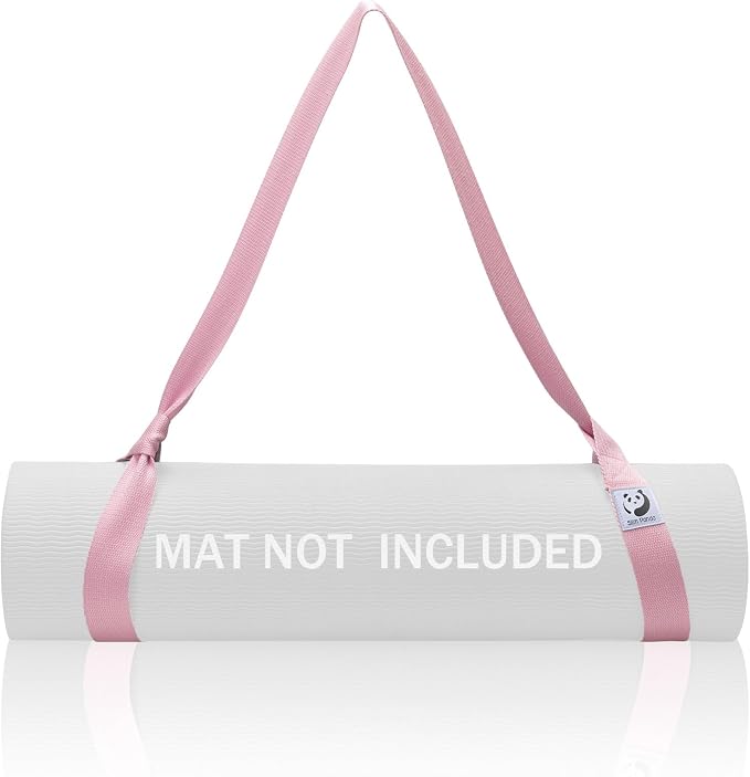 Slim Panda Yoga Mat Straps for Carrying, Adjustable Yoga Mat Carrier Sling Fits All Mats(Mat Not Included)