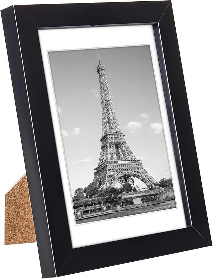 upsimples 4x6 Picture Frame, Photo Collage Wall Decor Set of 10, Black | Small Frame Fit 3.5x5 and 4 x 6 Photos, Wall or Tabletop Display, For Gallery Hallway Living Room, For Christmas Mother's Day