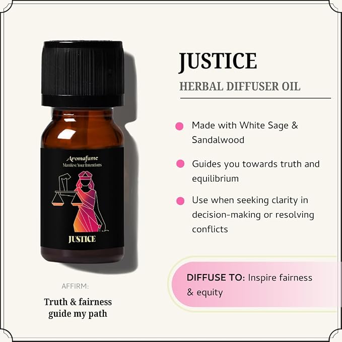 Justice, Peace & Success & Prosperity Oils | 3 x 10ml | Ideal for Manifesting Balance, Divine Blessings etc| Manifestation & Mindfulness