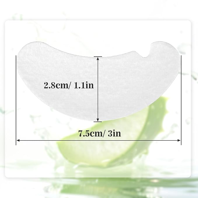50 Eye Pads Lash Extensions - Thickened Under Eye Patches Hydrogel Eyepads for Extensions Lash Eyepads Bulk Parches Para PestañAs Eyelash Gel Pads Eyelash Tech Must Haves Eyepads Accessories