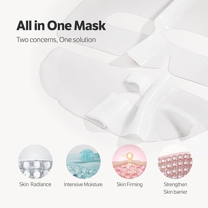 SUNGBOON EDITOR Deep Collagen Hyalu-B5 Overnight Mask Hydrating Mask for Wrinkle Care&Barrier Repair 2,160,000PPB Collagen+Hyaluronic Acid+Panthenol Korean Skincare,4ea Gifts for Women