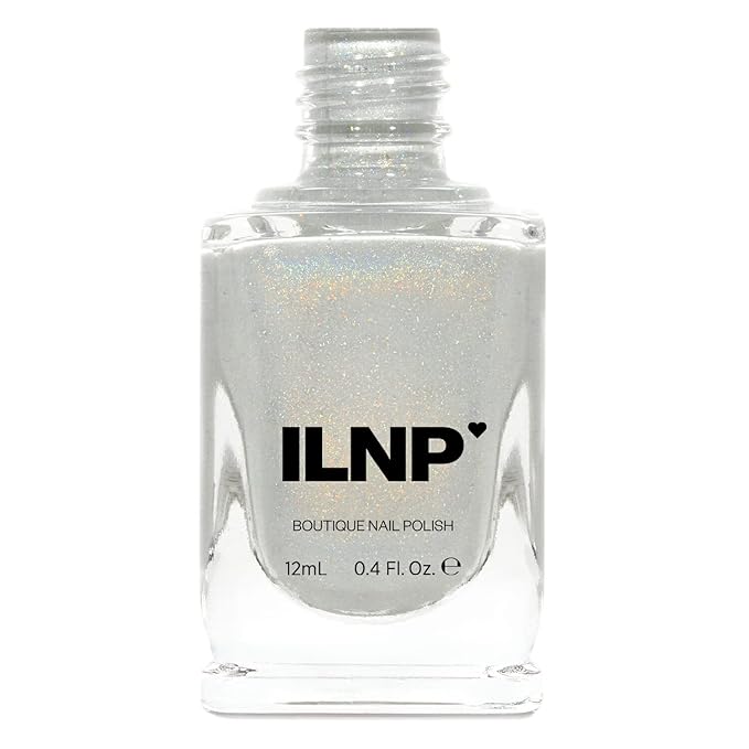 ILNP Paper Route - Light Grey Holographic Nail Polish