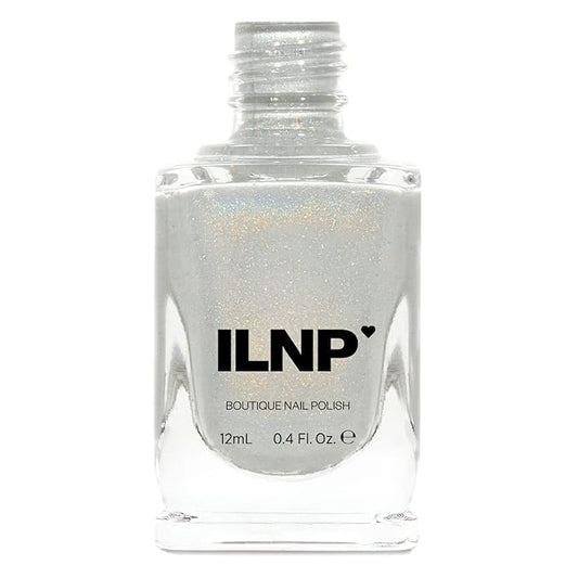 ILNP Paper Route - Light Grey Holographic Nail Polish
