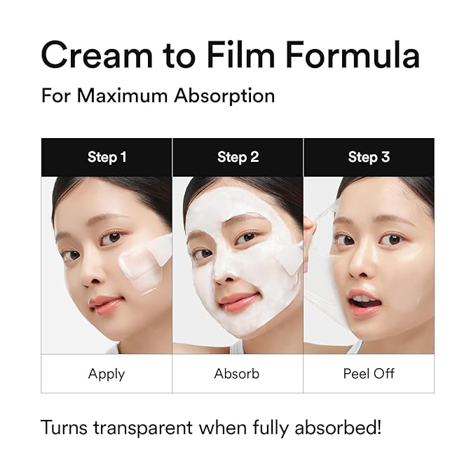 Collagen Wrapping Peel Off Facial Cream Mask with Jelly Brush, For Elasticity, Hydrating, Hydrolyzed Collagen & Peptide, Glass Skin, Korean Skincare, 2.73 Fl Oz