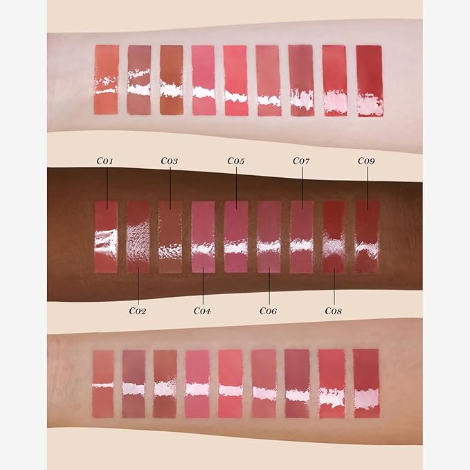 Flower Knows Butterfly Cloud Collar Glossy Lipstick,Hydrating Solid Lip Gloss,Moisturizing Nude Tinted Lip Balm,Long Lasting Lip Gloss in Balm for Girls&Women,Vegan & Cruelty-Free(C01 Birchleaf Pear)