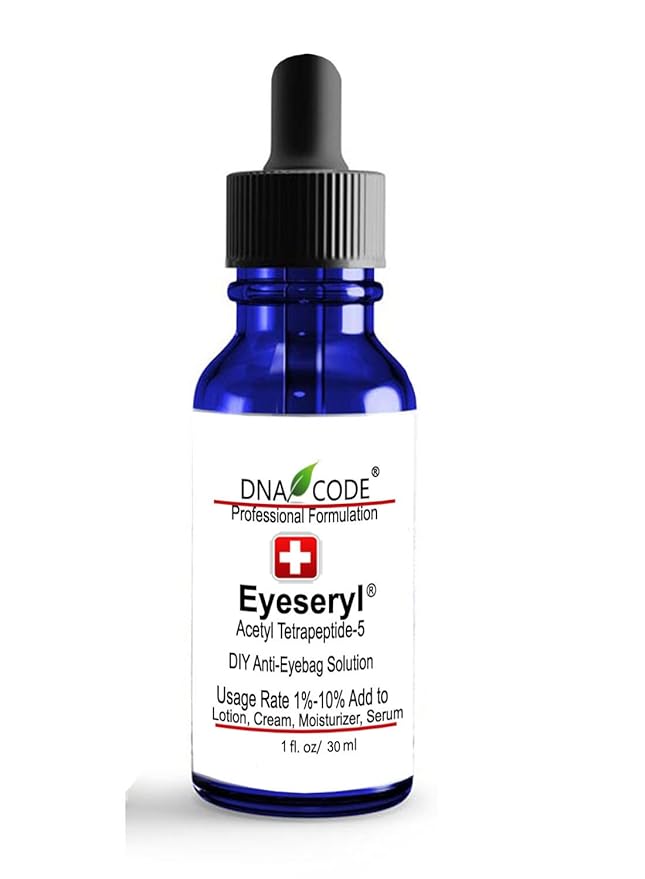 100% Solution Anti-Eye bag, Anti-Dark Circle, Anti-Puffy Eyes By Eyeseryl® Tetrapeptide Add To Your Eye Gel or Cream