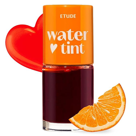 ETUDE Dear Darling Water Tint – Orange Ade | Korean Lip Stain & Lip Tint for Hydrated Pink Lips, Smudge-Proof Long-Lasting Lip & Cheek Makeup | K-Beauty Gift, Stocking Stuffers