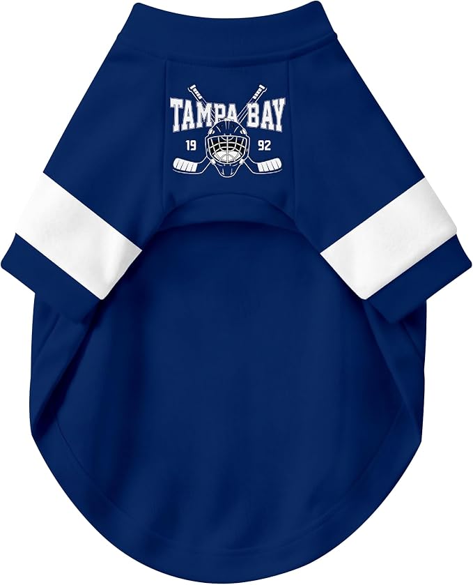 Tampa Bay Dog Clothes Personalized Pet T Shirt for Dogs Gift | Custom Name Number Jersey Style Pet Shirt for Dog