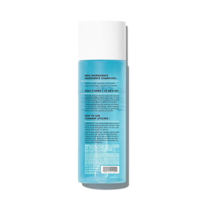 e.l.f. SKIN Holy Hydration Off Makeup Remover,Liquid Makeup Remover For Eye,Lip & Face-Makeup,Gentle Formula,Vegan & Cruelty-free,(Pack of 2)