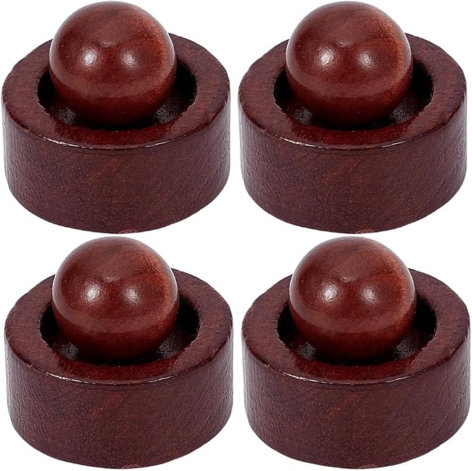 4PCS Coconut Brown Wooden Essential Oil Diffuser Compact Passive Oil Diffuser Portable Air Freshener for Car Aromatherapy Home Office Bathroom Yoga Hall Spa Centers Housewarming Gift