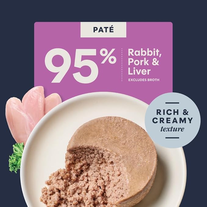 Instinct Original Grain Free Real Rabbit Recipe Natural Wet Canned Cat Food, 3 oz. Cans (Case of 24) | Rich & creamy pate texture, high protein, real rabbit, whole-food ingredients, grain-free, hydration support
