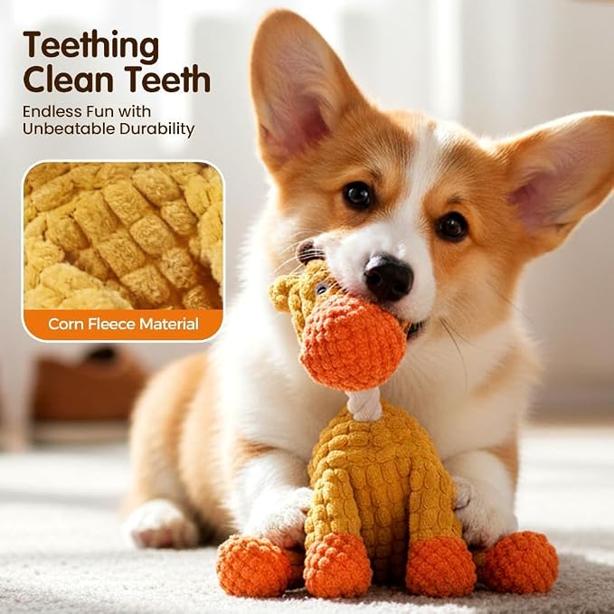 Dog Toys Indestructible Plush Dog Toy for Aggressive Chewers,