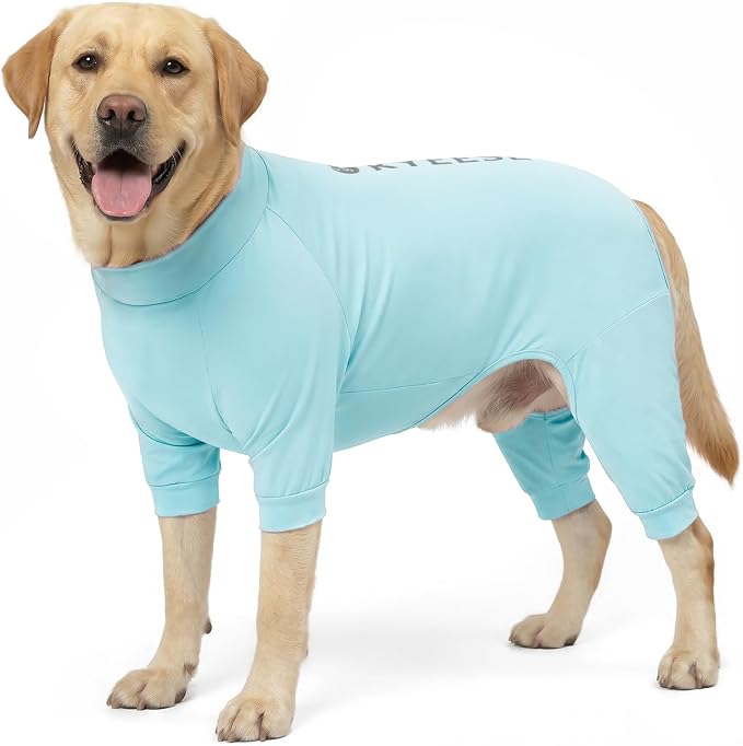KYEESE UPF50+ Dog Sun Shirt for Large Dogs Cooling Onesie for UV Protection | Cooling Breathable Fabric, Reflective Design, Shedding Control, Skin-Friendly for Sensitive Dogs, Easy On/Off, Quick Dry