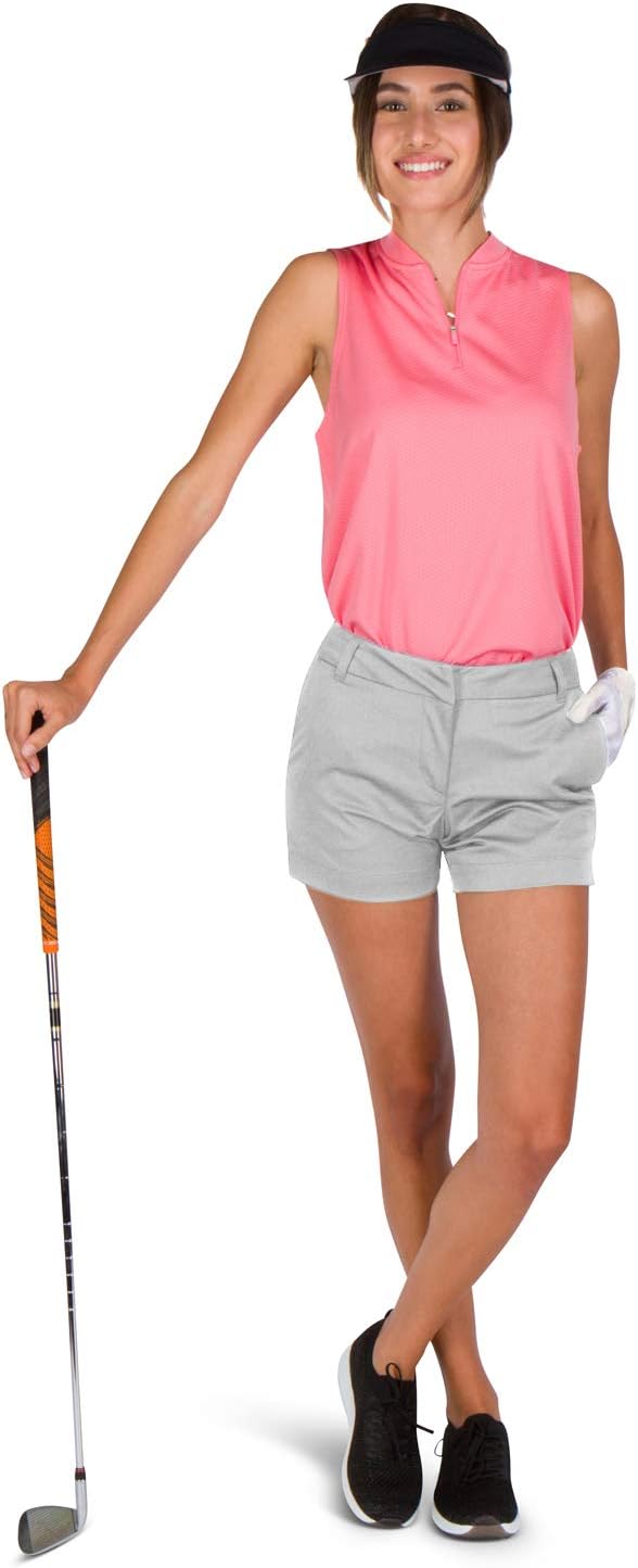 Three Sixty Six Womens Golf Shorts 4 ½ Inch Inseam - Quick Dry Active Shorts with Pockets, Athletic and Breathable