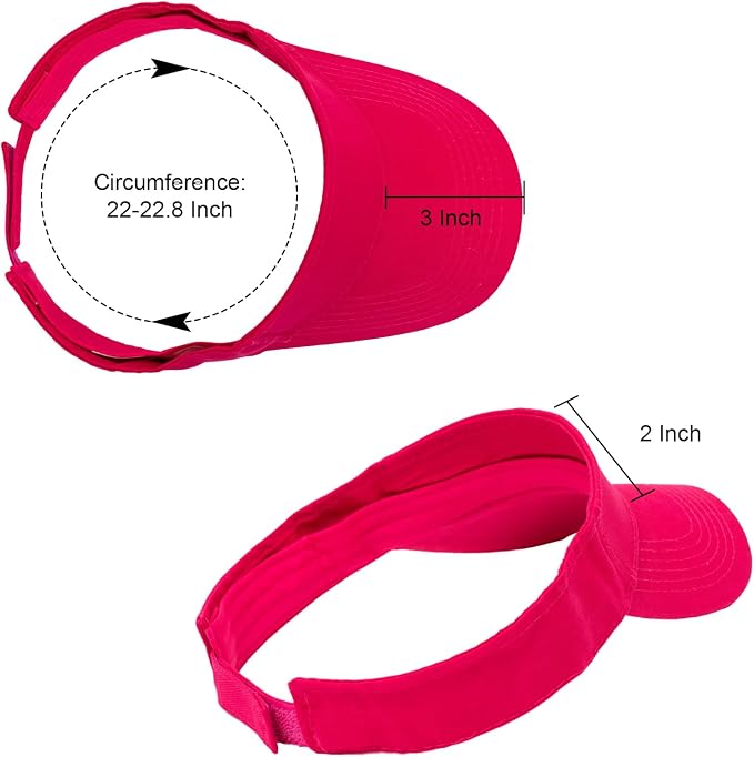 ANDICEQY Sports Sun Visor Hat, Sun Hat Visors for Women and Men for Outdoor | Adjustable Sun Visor Hats, Lightweight & Breathable, Cotton, Ideal for Running, Tennis, Golf, Outdoor Sports and Beach