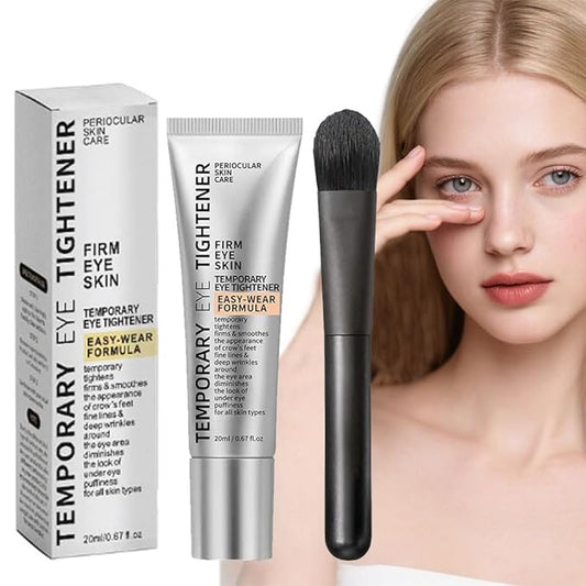Perfect Eye Tightener Cream,Instant Firming Primer With Brush, Gentle Eye Skin Care Moisturizing Temporary Tightener For Lines, Wrinkles and All Skin Types (1)