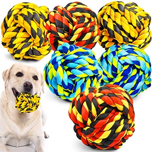 SHARLOVY Dog Toys for Aggressive Chewers, Dog Balls for Large Breeds
