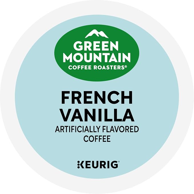 Green Mountain Coffee Roasters French Vanilla Coffee, Keurig Single-Serve K-Cup pods, Light Roast, 32 Count