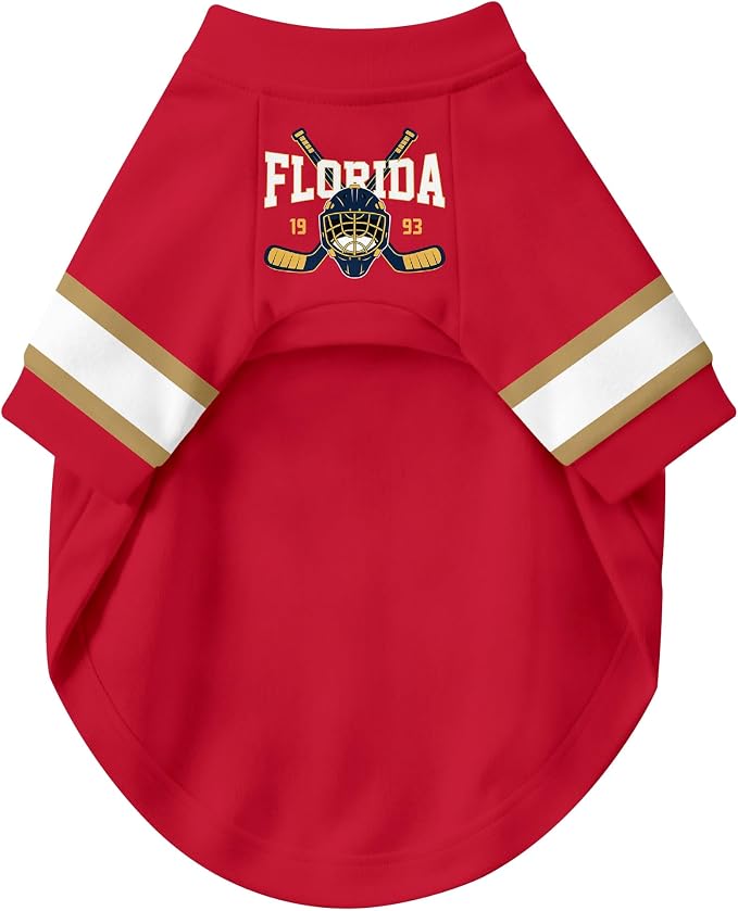 Florida Dog Clothes Personalized Pet T Shirt for Dogs Gift | Custom Name Number Jersey Style Pet Shirt for Dog
