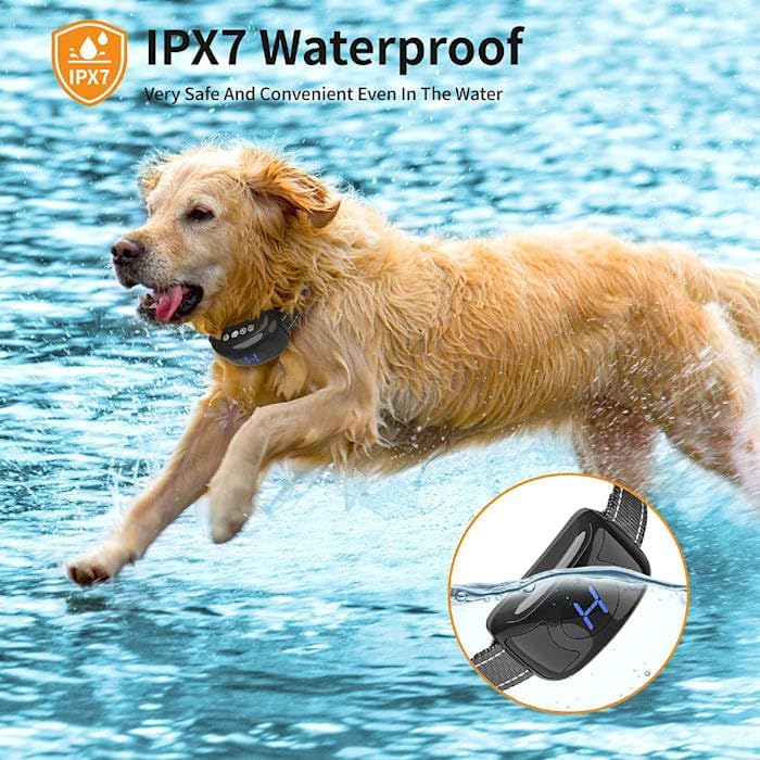 Pet Life Woofade 3-Level Sensitivity of Tone and Vibration Anti-Bark Dog Collar